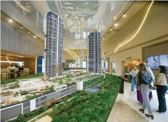 Só a maquete de um empreendimento de luxo vale o preço de um apartamento
